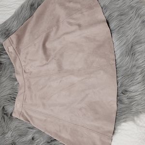 H & M faux suede skirt